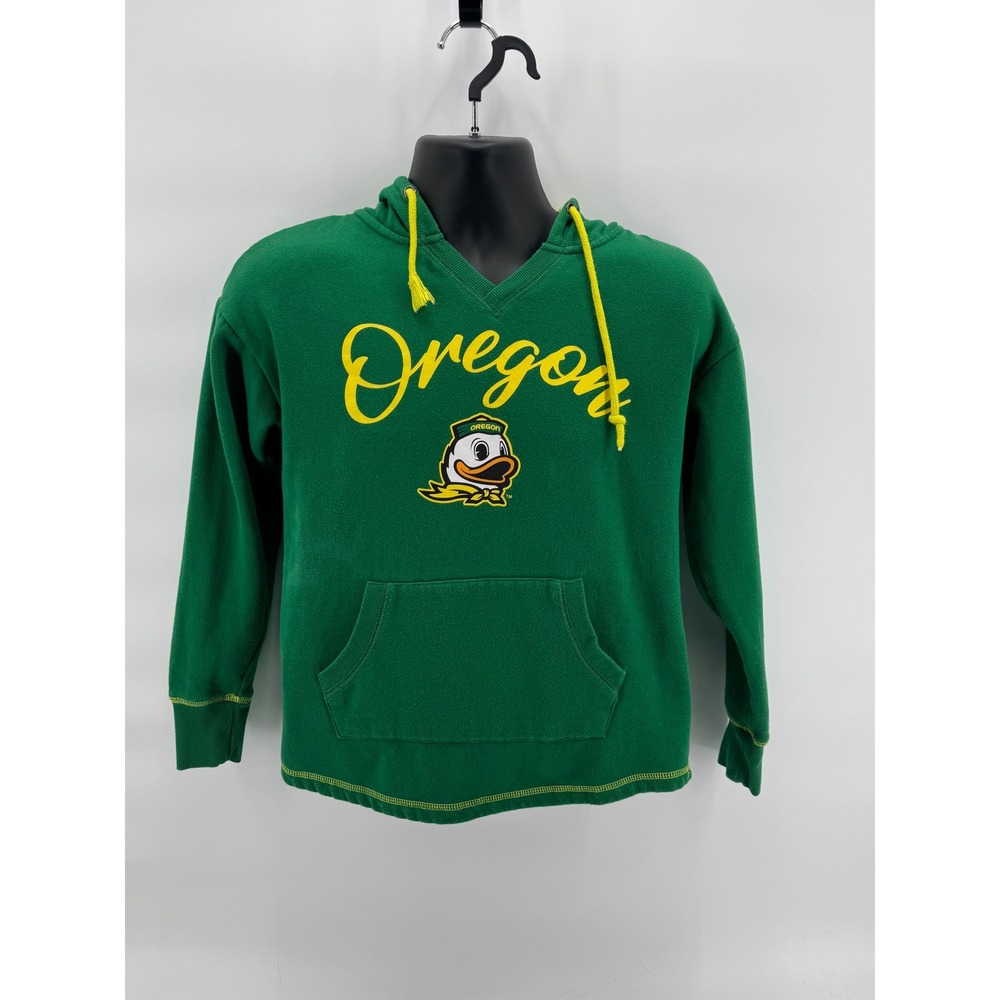 Oregon Ducks Stadium Athletics‎ NCAA Pullover Hoodie Sweatshirt Green Small - Picture 2 of 5